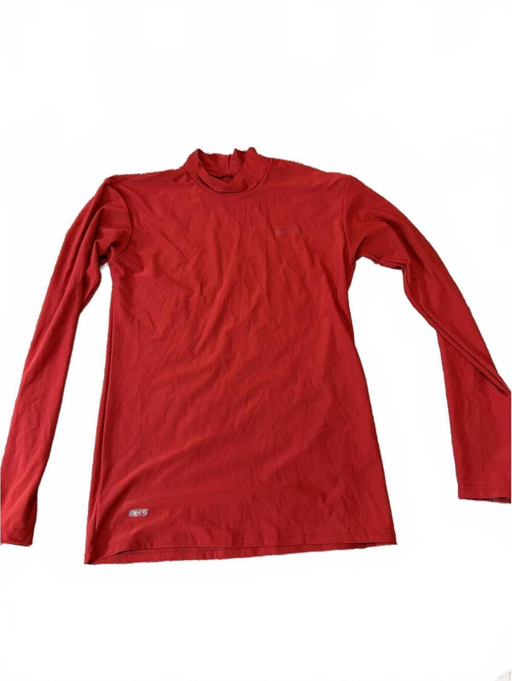 Nike Kids Large Red Long Sleeve Dri-FIT Top - Athletic Performance